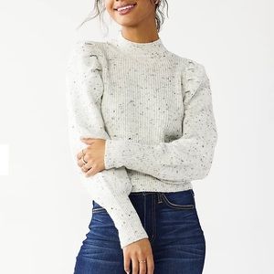 NWT Puff Sleeve Sweater - Small